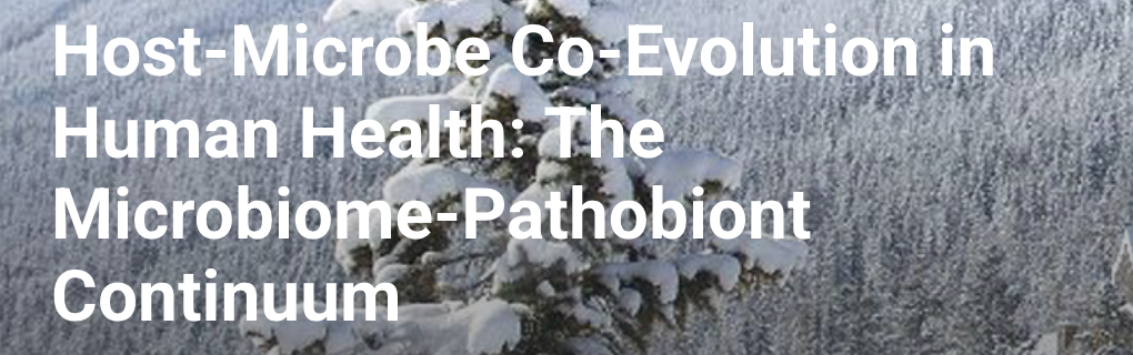 logo host-microbe co-evolution in human health