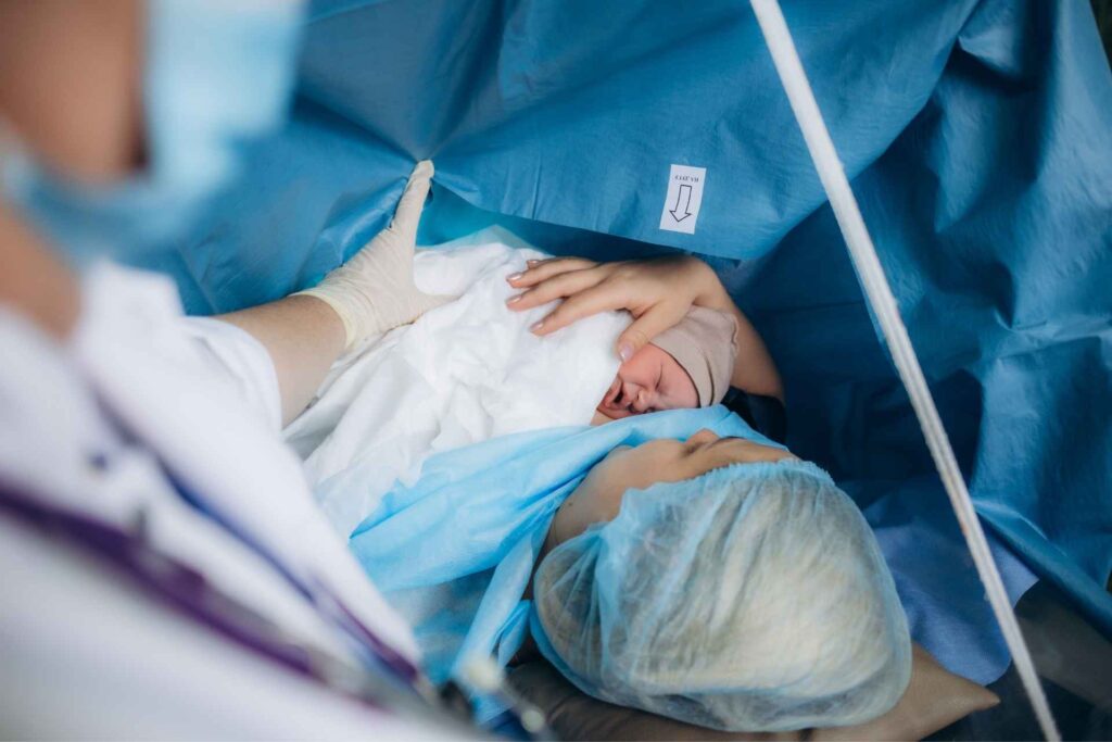 C-section birth may shape babies’ genes, gut microbiota, and brain development